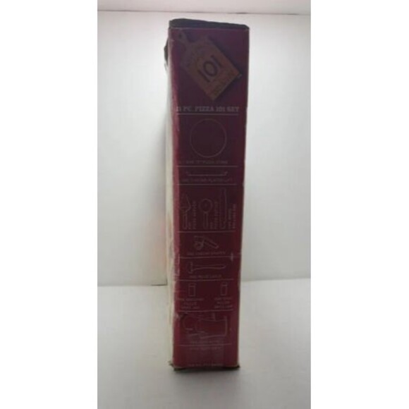 11 Piece Pizza 101 Set By Tabletops Unlimited WITH Recipes And Tips Offered - Picture 2 of 6